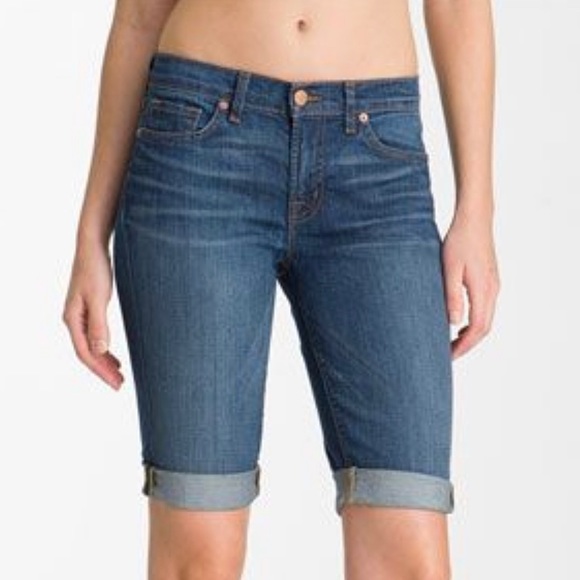 Like New! J. Brand Cuffed Bermuda Shorts SZ 28 - Picture 1 of 5